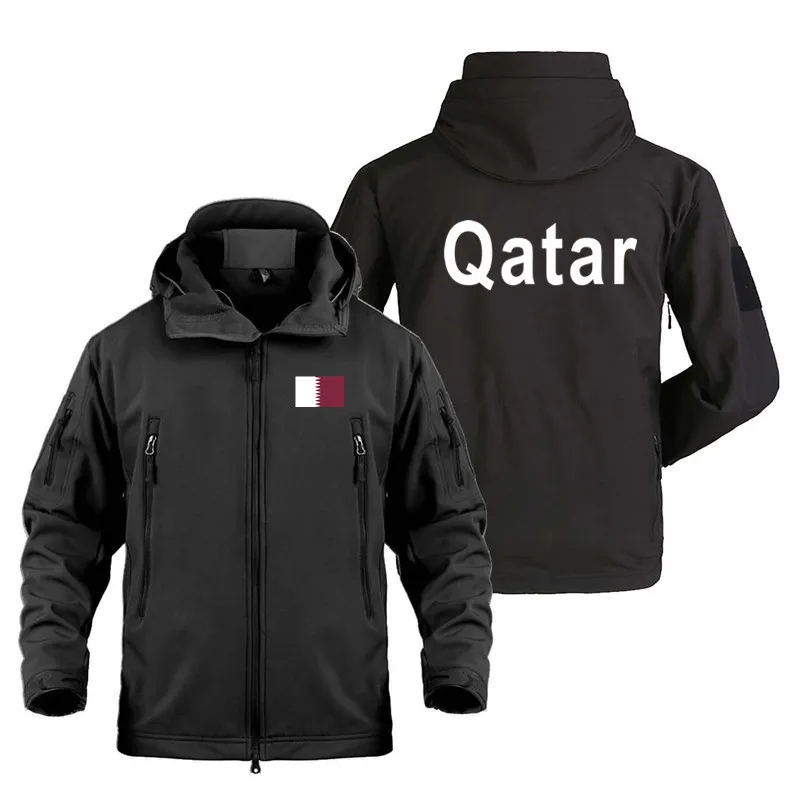 Winter Clothing Qatar - เสื้อแจ็คเก็ตผู้ชายแบบ SoftShell สำหรับฤดูหนาว เหมาะสำหรับตั้งแคมป์ เดินป่า ล่าสัตว์