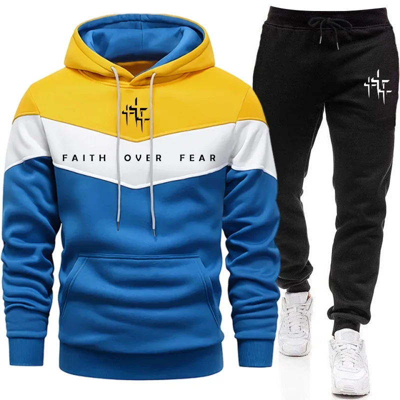 ชุดวอร์มผู้ชาย Faith Over Fear - Winter Clothing For Men บทวิจารณ์และราคา