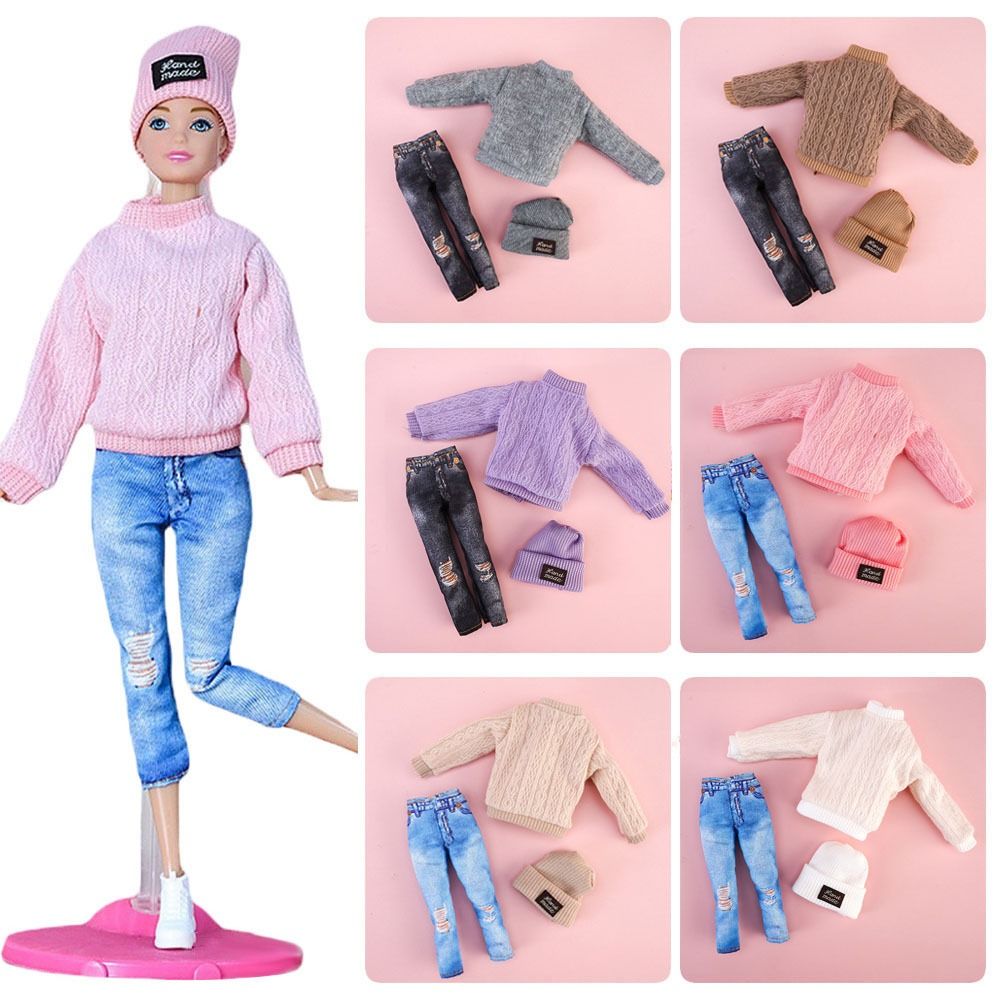 1 ชุด 1/6 ตุ๊กตาเสื้อผ้าลำลองห - Winter Wear Clothes บทวิจารณ์และราคา