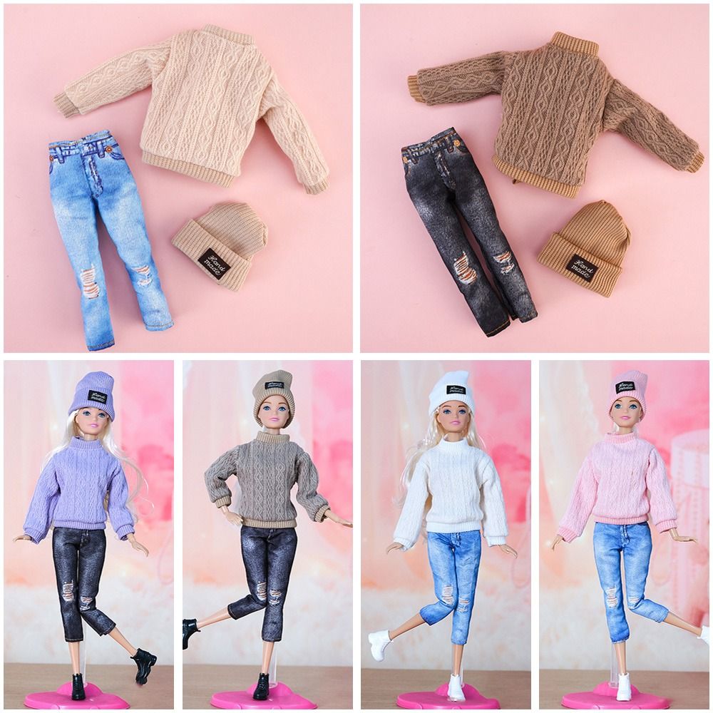 1 ชุด 1/6 ตุ๊กตาเสื้อผ้าลำลองห - Winter Wear Clothes บทวิจารณ์และราคา