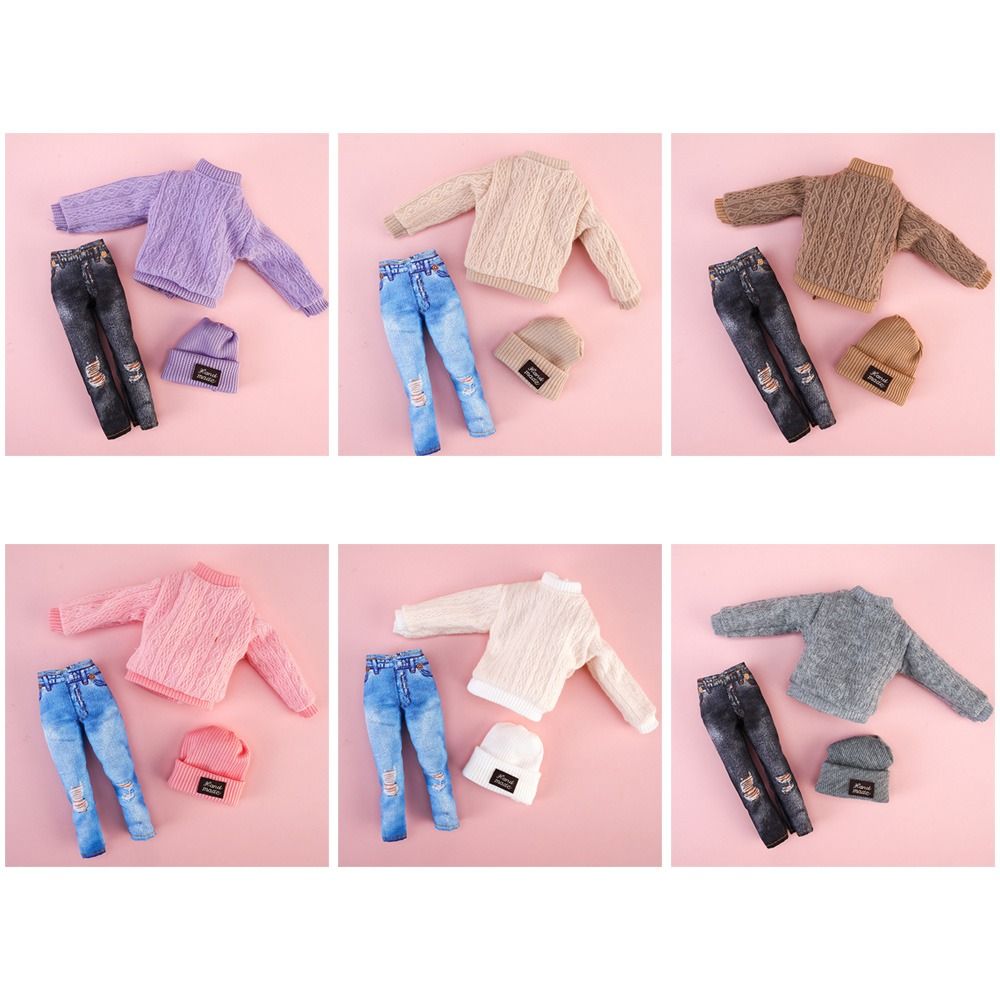1 ชุด 1/6 ตุ๊กตาเสื้อผ้าลำลองห - Winter Wear Clothes บทวิจารณ์และราคา