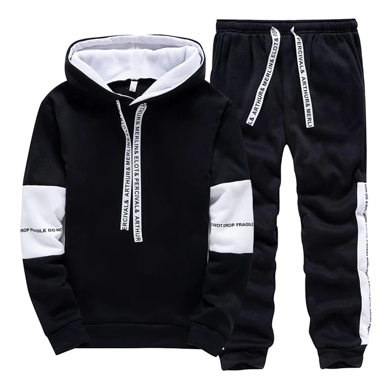 ชุดวอร์มผู้ชายสีขาวดำ แฟชั่นลำ - Winter Clothing For Men บทวิจารณ์และราคา