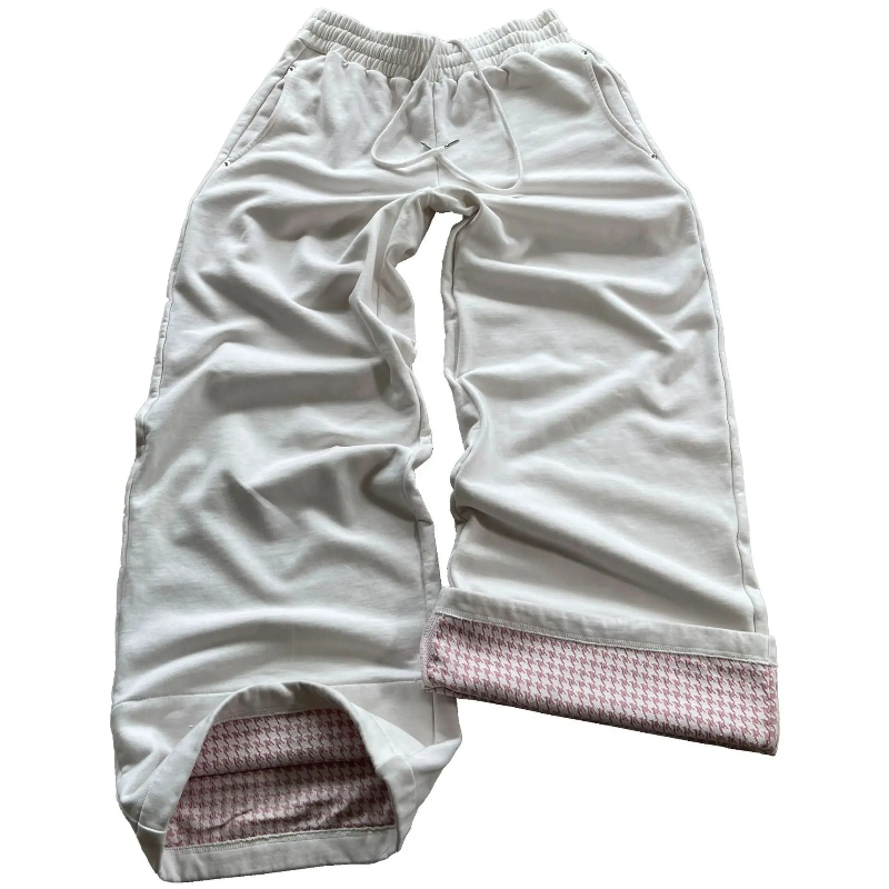 กางเกงขายาวลำลองสไตล์วินเทจลาย - Winter Clothing Europe บทวิจารณ์และราคา