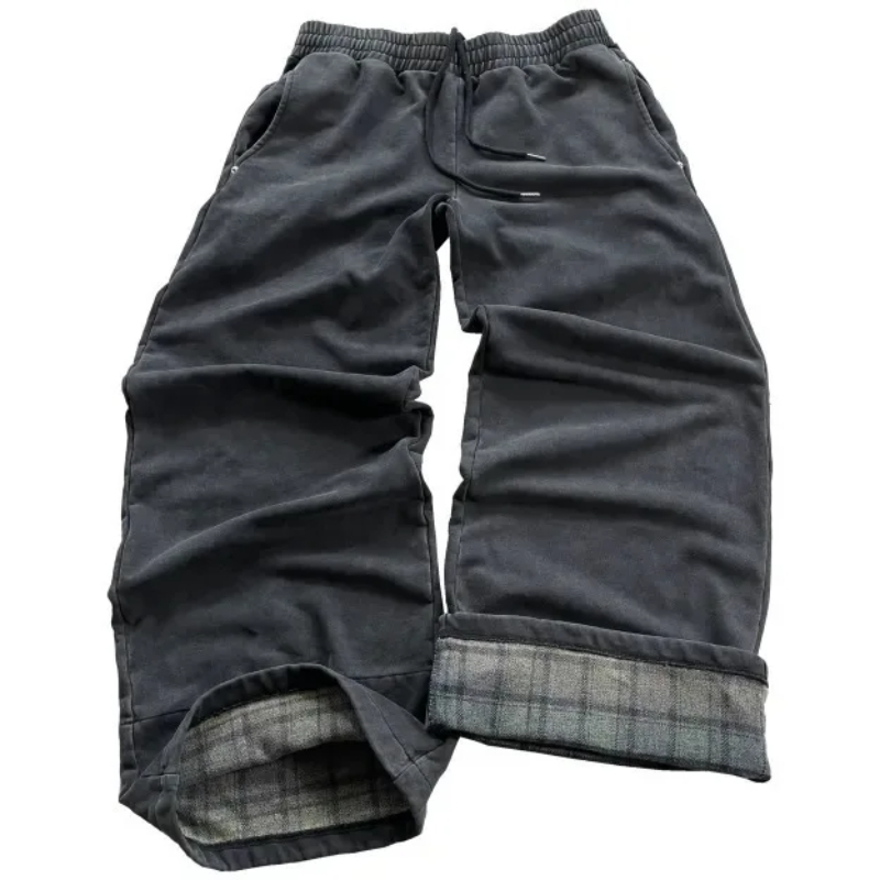 กางเกงขายาวลำลองสไตล์วินเทจลาย - Winter Clothing Europe บทวิจารณ์และราคา