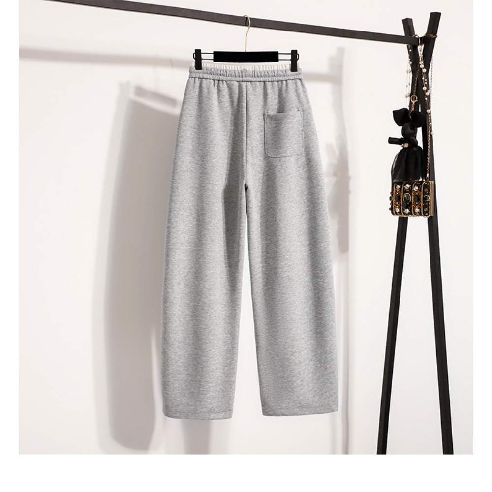 กางเกงขายาวทรงตรงเอวสูงแบบลำลอ - Winter Clothing For Plus Size Women บทวิจารณ์และราคา