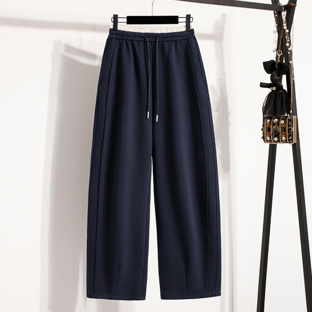 กางเกงขายาวทรงตรงเอวสูงแบบลำลอ - Winter Clothing For Plus Size Women บทวิจารณ์และราคา