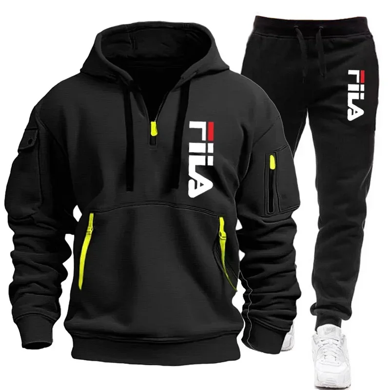 ชุดเซ็ตเสื้อฮู้ดซิปหลายกระเป๋า - Winter Clothing For Men บทวิจารณ์และราคา
