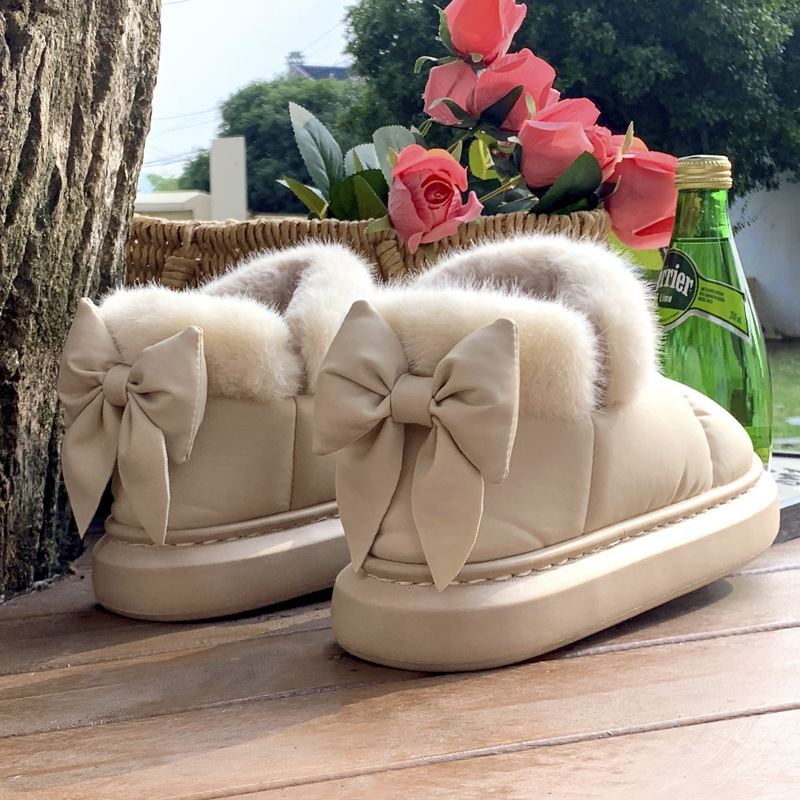 รองเท้าแตะขนนุ่มสำหรับผู้หญิง  - Winter Cloth บทวิจารณ์และราคา