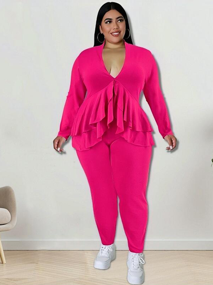 Plus ขนาดเสื้อผ้าผู้หญิง Chic  - Winter Clothing For Plus Size Women บทวิจารณ์และราคา