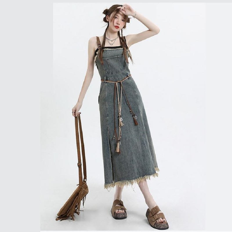 ชุดเซ็ตกระโปรงยีนส์วินเทจใหม่ป - Winter Wear Clothes บทวิจารณ์และราคา