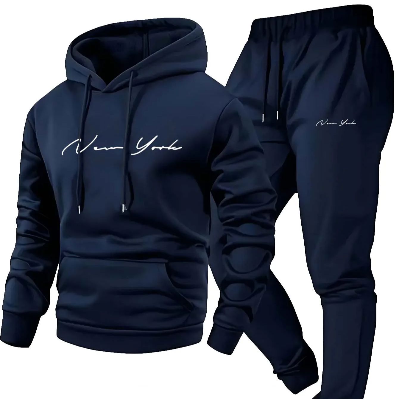 ชุดเสื้อฮู้ดและกางเกงวอร์มผู้ช - Winter Wear Clothes บทวิจารณ์และราคา