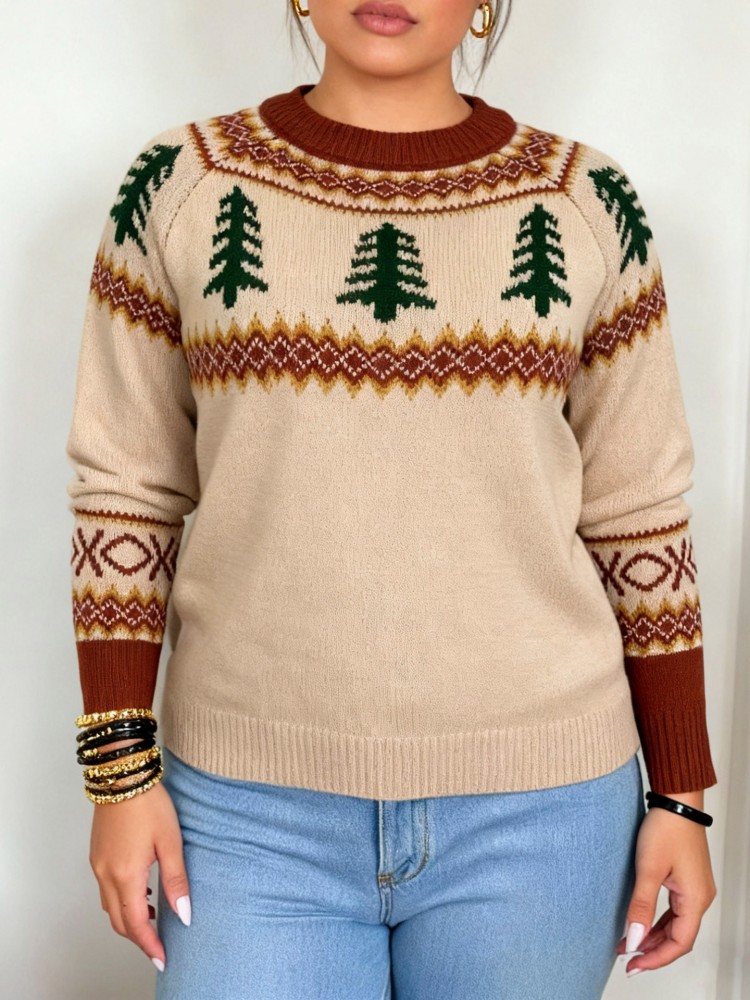 เสื้อสเวตเตอร์ถักแขนยาวลำลองสำ - Winter Clothing For Plus Size Women บทวิจารณ์และราคา