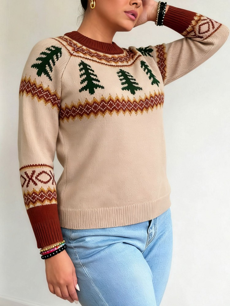 เสื้อสเวตเตอร์ถักแขนยาวลำลองสำ - Winter Clothing For Plus Size Women บทวิจารณ์และราคา