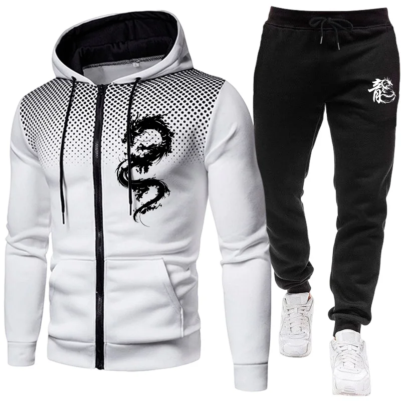 ชุดเซ็ตแฟชั่นลายพิมพ์มังกรปารี - Winter Clothing For Men บทวิจารณ์และราคา