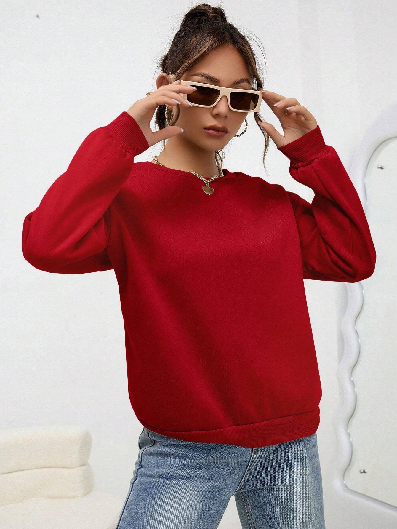 เสื้อฮู้ดผู้หญิงไซส์ใหญ่ สีพื้ - Winter Clothing For Plus Size Women บทวิจารณ์และราคา
