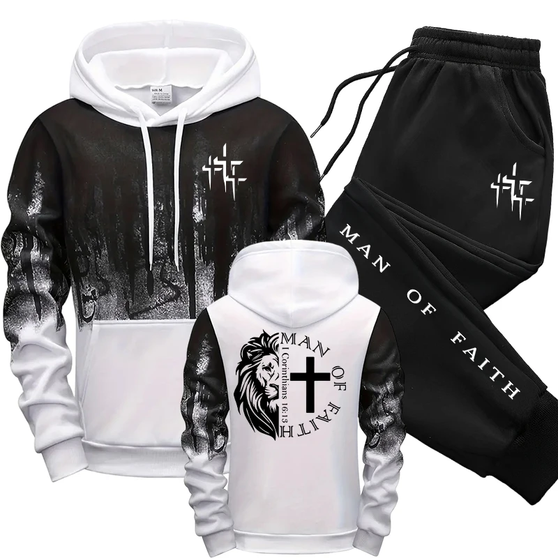 ชุดเซ็ตผู้ชายลาย Man of Faith  - Winter Clothing For Men บทวิจารณ์และราคา