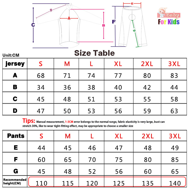ชุดเสื้อจักรยานแขนยาวสำหรับเด็ - Winter Clothing Kids Sale บทวิจารณ์และราคา